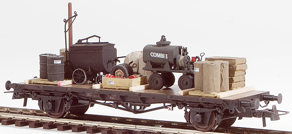 REI Models 20332 - Tar and Oil Wagons equipment Transport (Hand Weathered & Painted)